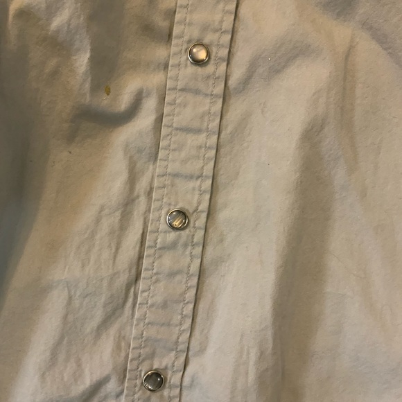 Cowboy Up men’s western pearl snap button down. Size L - Picture 6 of 7